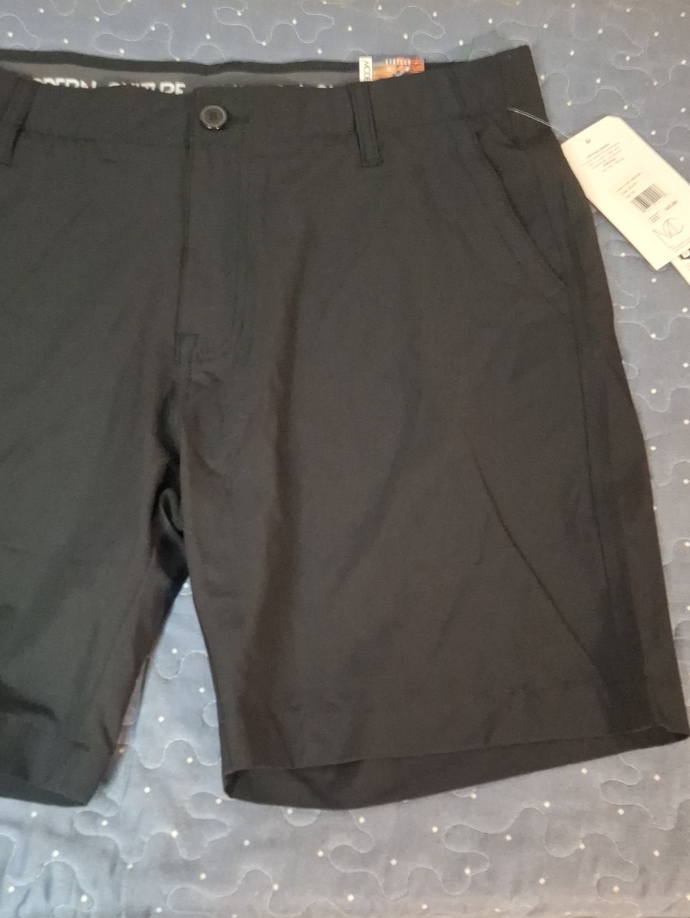 Modern Culture Men's Black Performance Chino Shorts size 34 NWT